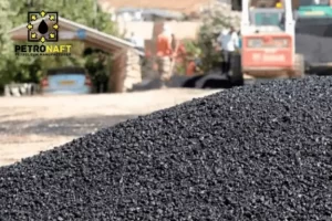 Some asphalt in which addition of gilsonite