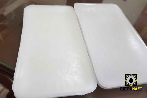 two slabs of paraffin wax