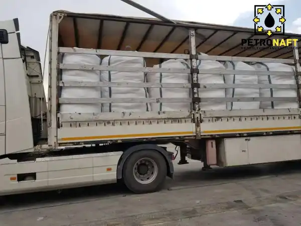 polyethylene wax bags in truck