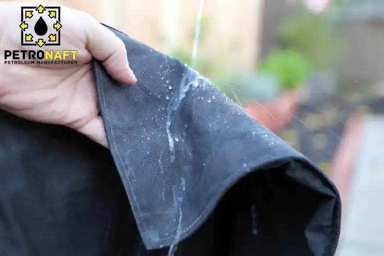 paraffin wax for waterproofing by showing a dress underwater