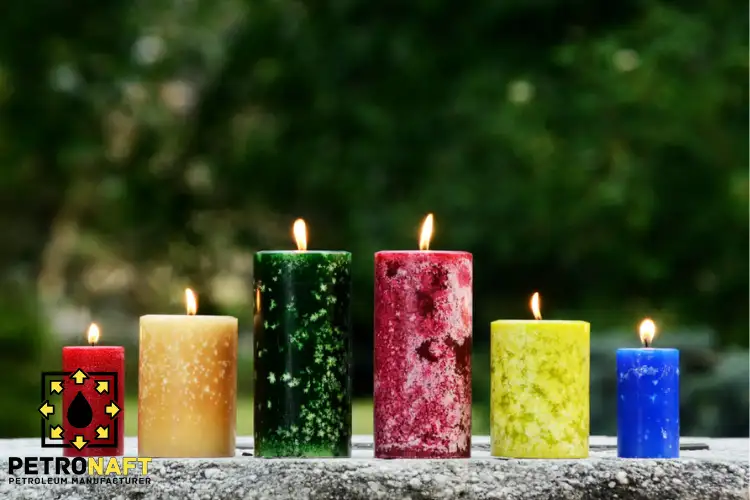 Paraffin Wax Candle Making, Color Paraffin Candles