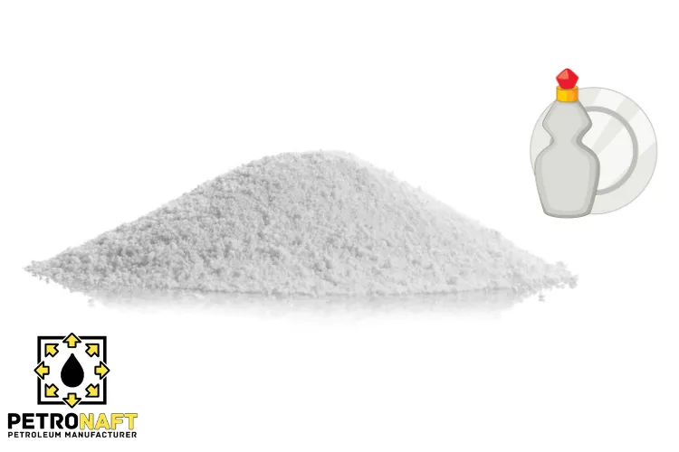 Soda Ash for Detergent in a container