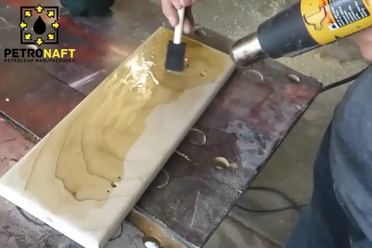 Applying Paraffin Wax for Woodworking on wood
