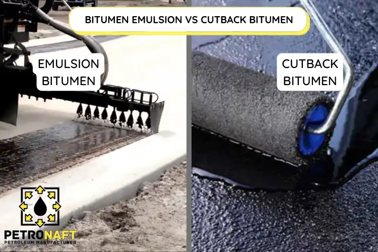 Comparison of bitumen emulsion vs cutback bitumen quantities