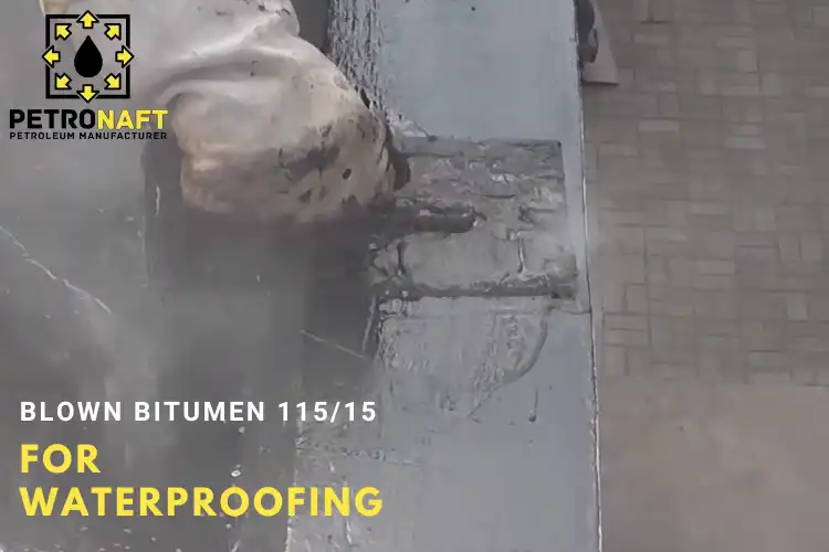 waterproofing with blown bitumen 115/15 for waterproofing