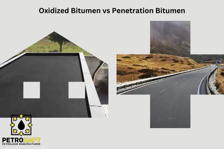 oxidized bitumen vs penetration bitumen