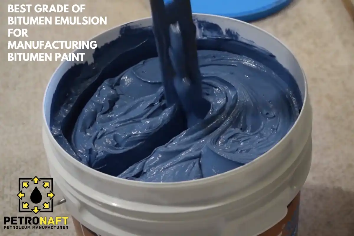 bitumen emulsion for manufacturing bitumen paint