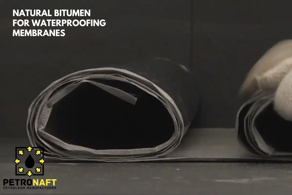 natural bitumen for waterproofing membranes