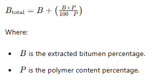 b and p total