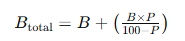 b and p