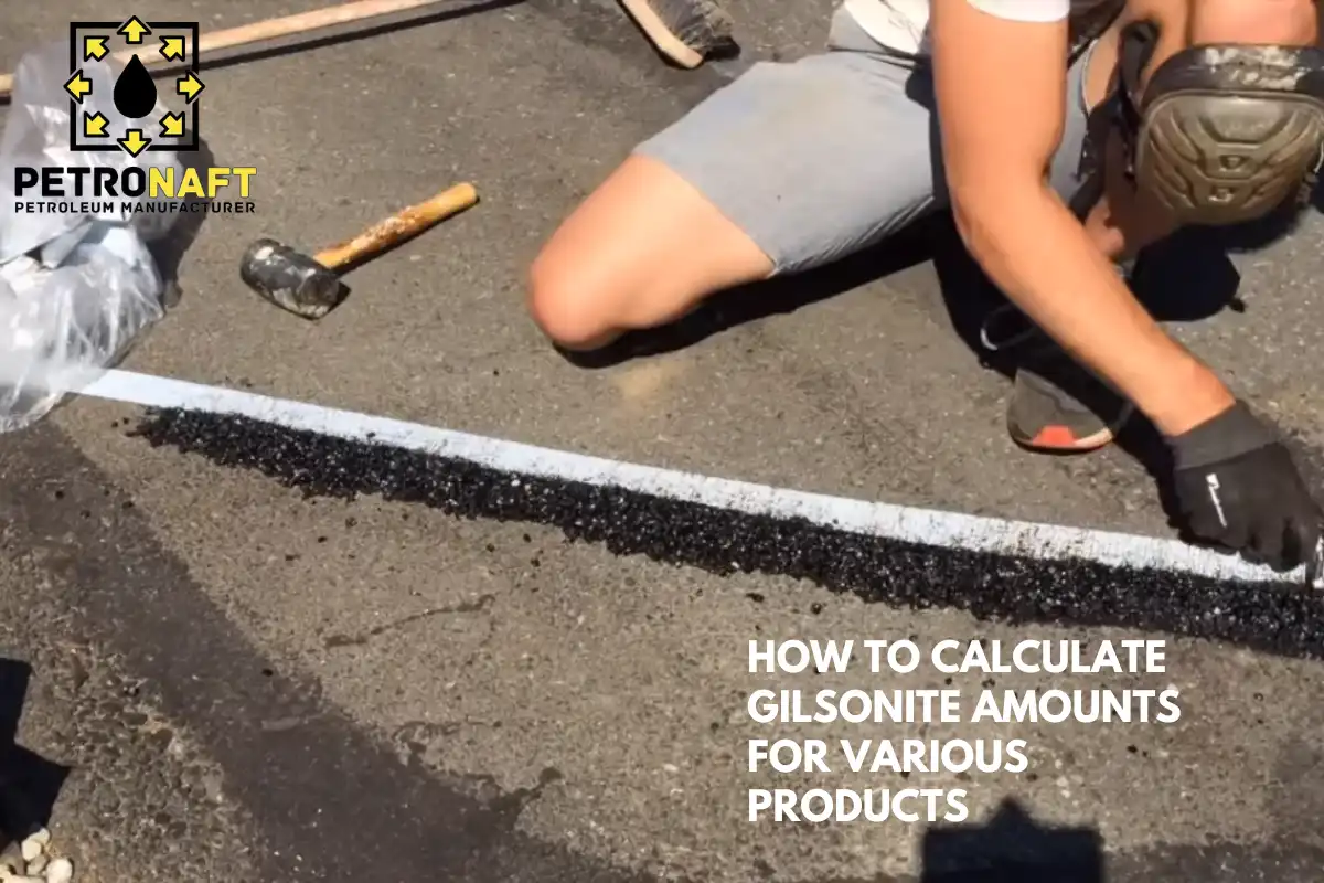 calculate gilsonite amounts