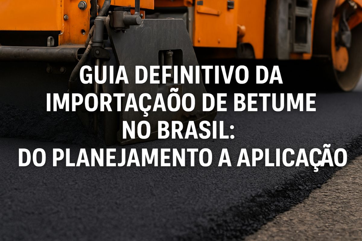 importação de betume no Brasil