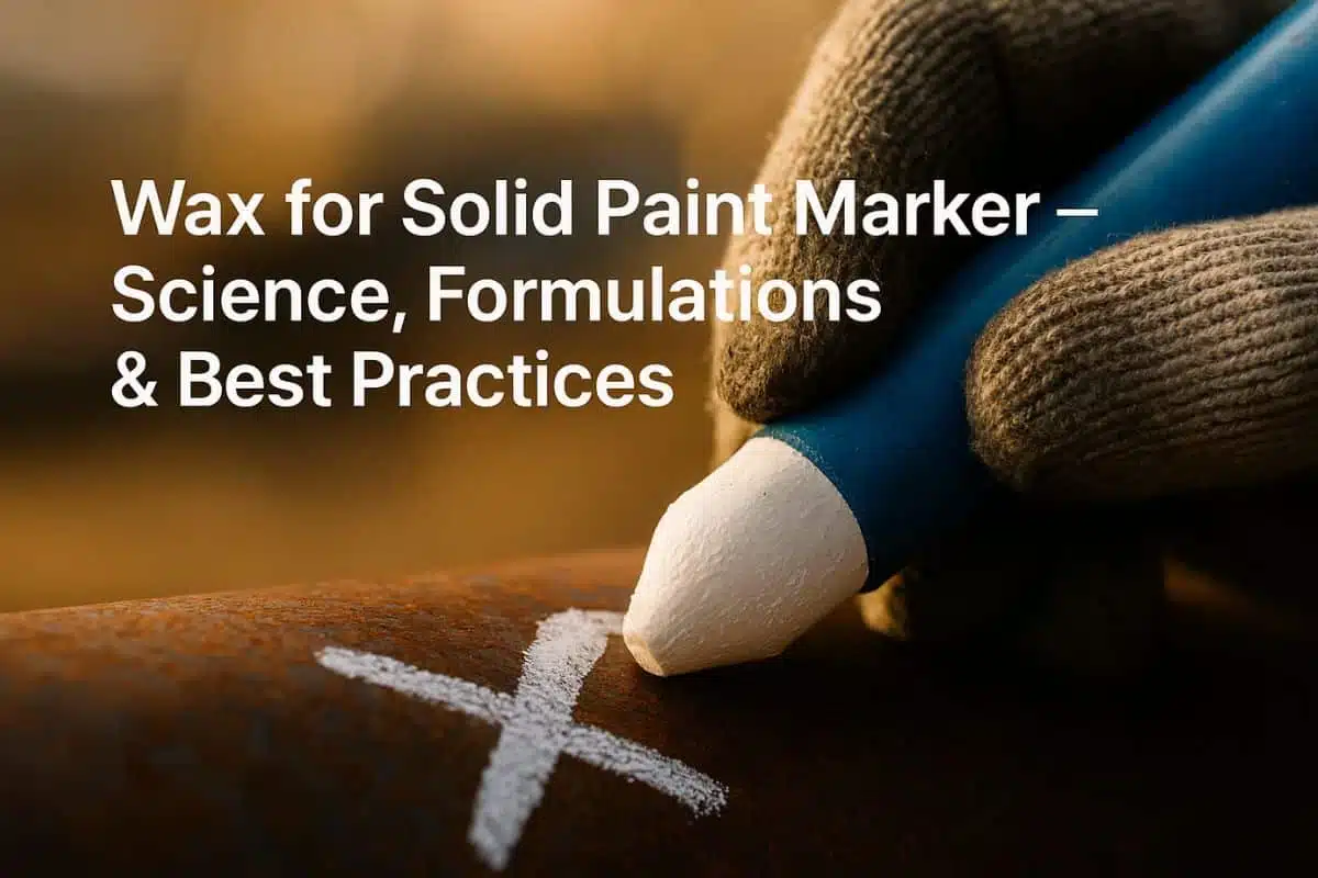 wax for solid paint marker
