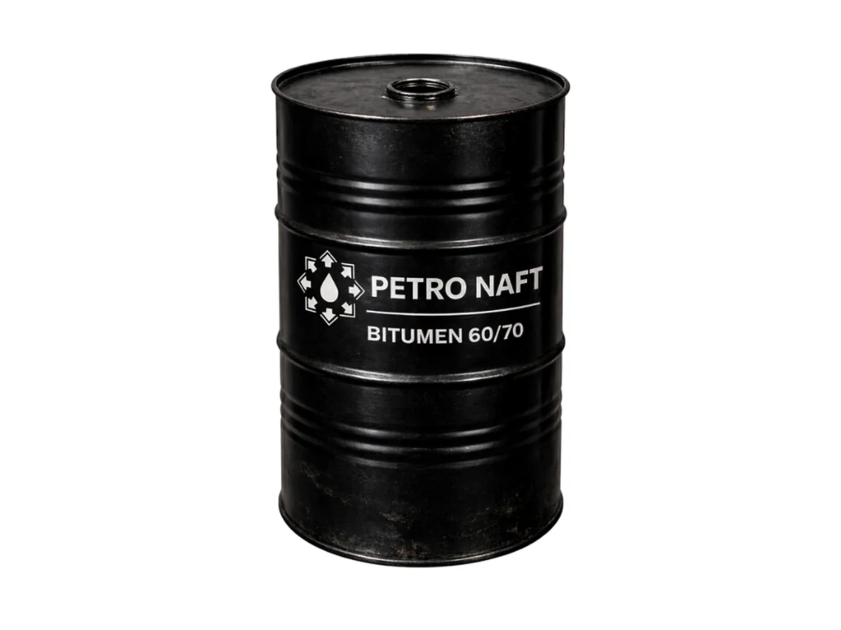 Black steel drum of Petro Naft Penetration Bitumen 60/70 (PN-PB6070)